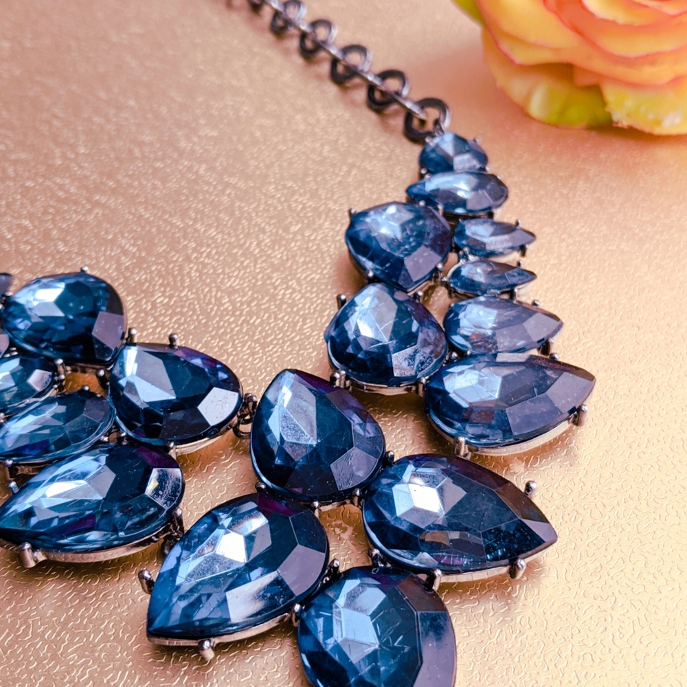 Night blue Necklace set